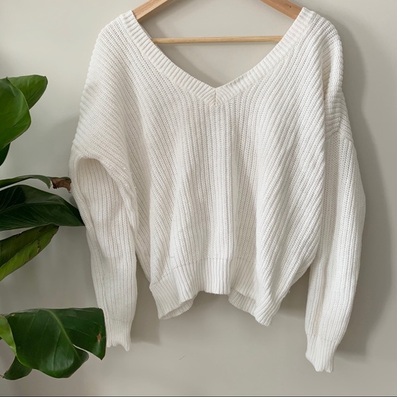 Sweater with Braided Back - Picture 3 of 4